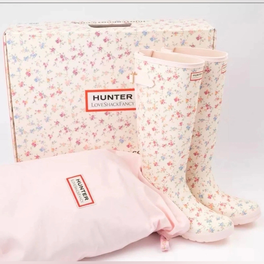 LoveShackFancy x Hunter Sunrise Patchwork Confett… - image 1